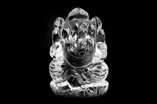 Sphatik Ganesha - 132 gms