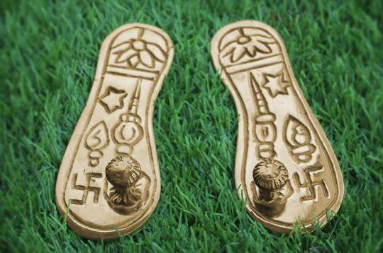 Sri Paduka - Brass