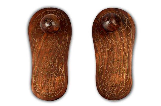 Sri Paduka in Teakwood