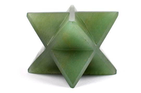 Star Pyramid in Green Jade - Love and Harmony - 222 gms
