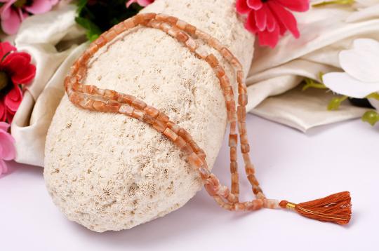 Sunstone Necklace - Rectangle beads