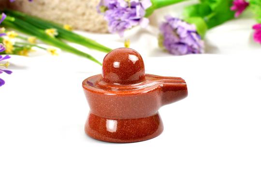 Sunstone Shivling  - 89 gms - II