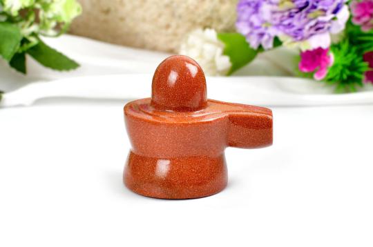 Sunstone Shivling - 93 gms