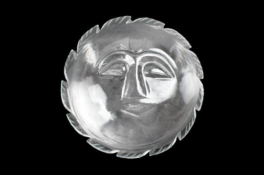 Surya Face in Crystal - 67 gms