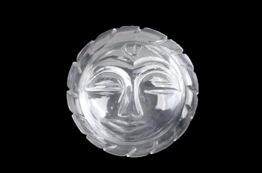 Surya Face in Crystal - 86 gms