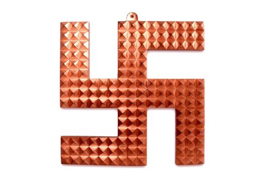 Swastik Pyramid in copper - I