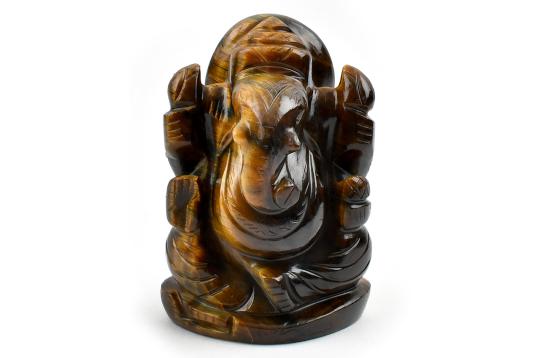 Tiger Eye Ganesha - 137 gms
