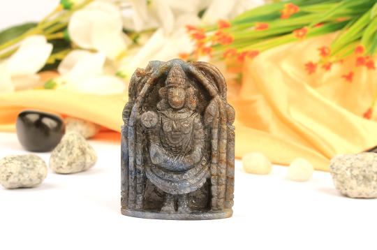 Tirumalai Balaji in Blue  Sapphire - 440 Carats