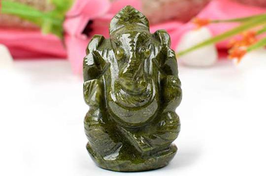 Unakite Ganesha - 66 gms