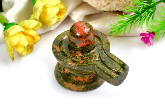 Unakite Shivling - 183 gms