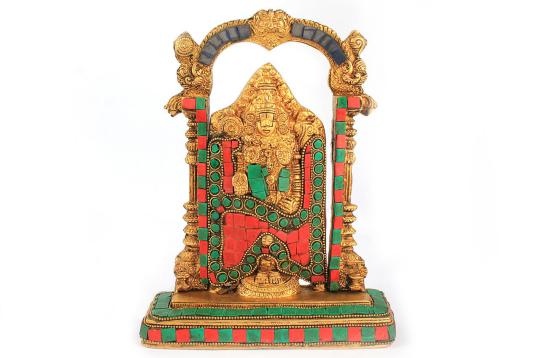 Venkateshwara Balaji with Stone Work