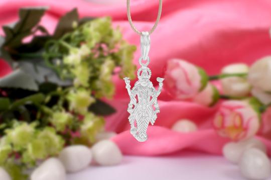 Vishnu Locket in pure silver