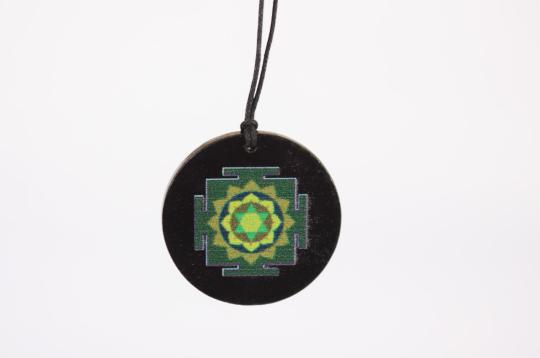 Vishnu Yantra locket on Rosewood