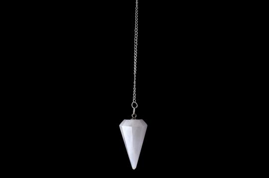 White Agate Gemstone Dowser