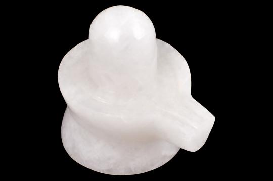 White Agate Shivlinga - 97 gms - I