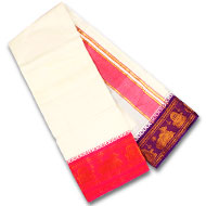 White color cotton Dhoti