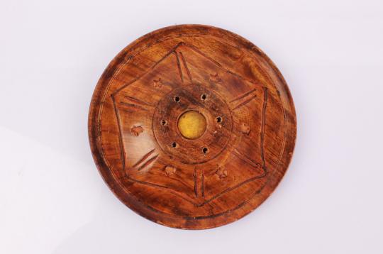 Wooden Dhoop and Incense Burner - II