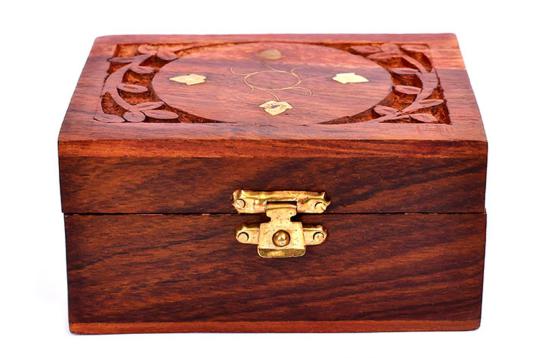 Wooden Rudraksha Chest - II
