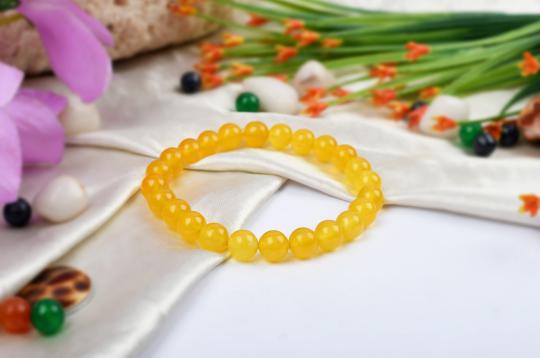 Yellow Jade Bracelet - Design I