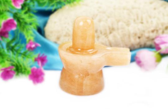 Yellow Jade Shivling - 268 gms