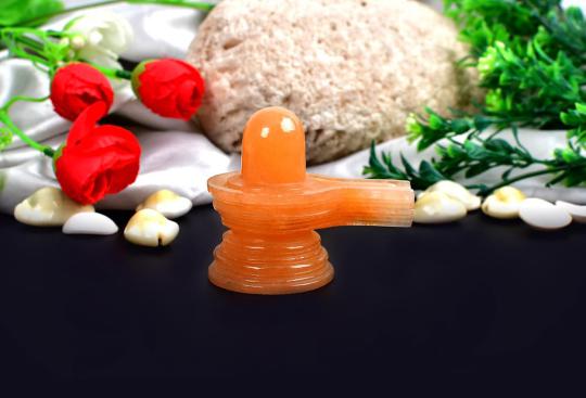 Yellow Jade Shivling - 97 gms