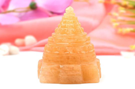 Yellow Jade Shree Yantra - 175 gms