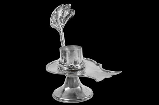 Yoni base in Pure Silver - I