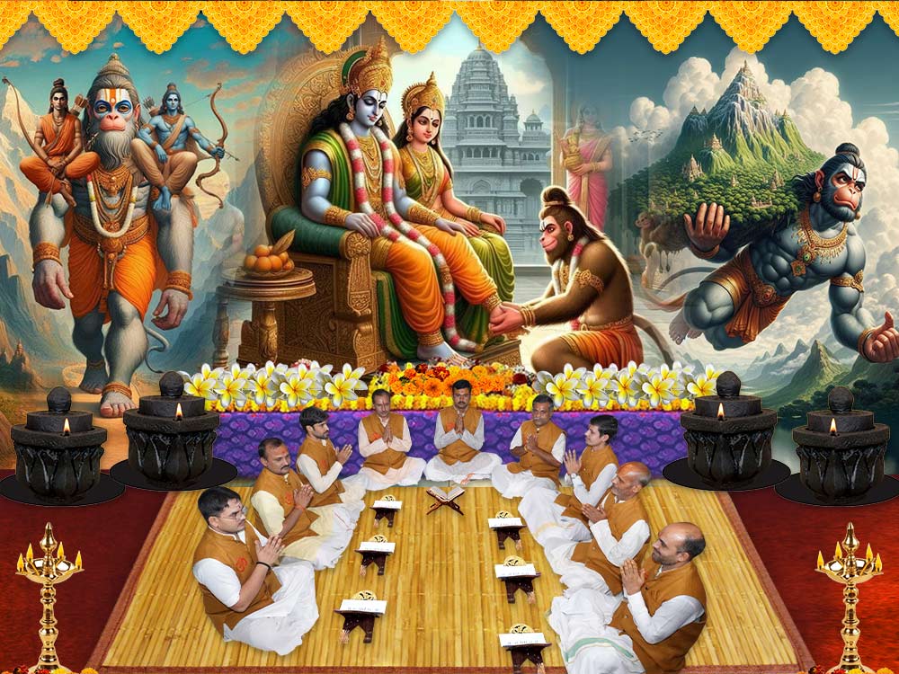 Akhand Ramayan Paath at Sitaram Das Mandir