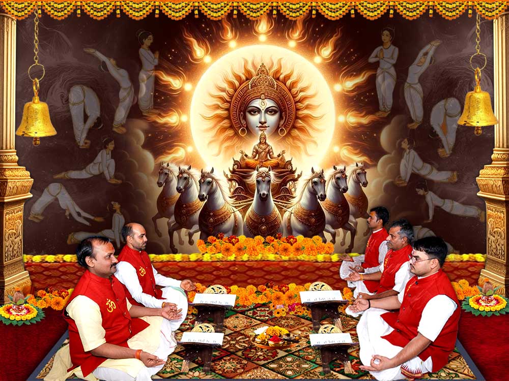 Aruna Prashna (Surya Namaskar) Recitation 7 Priests