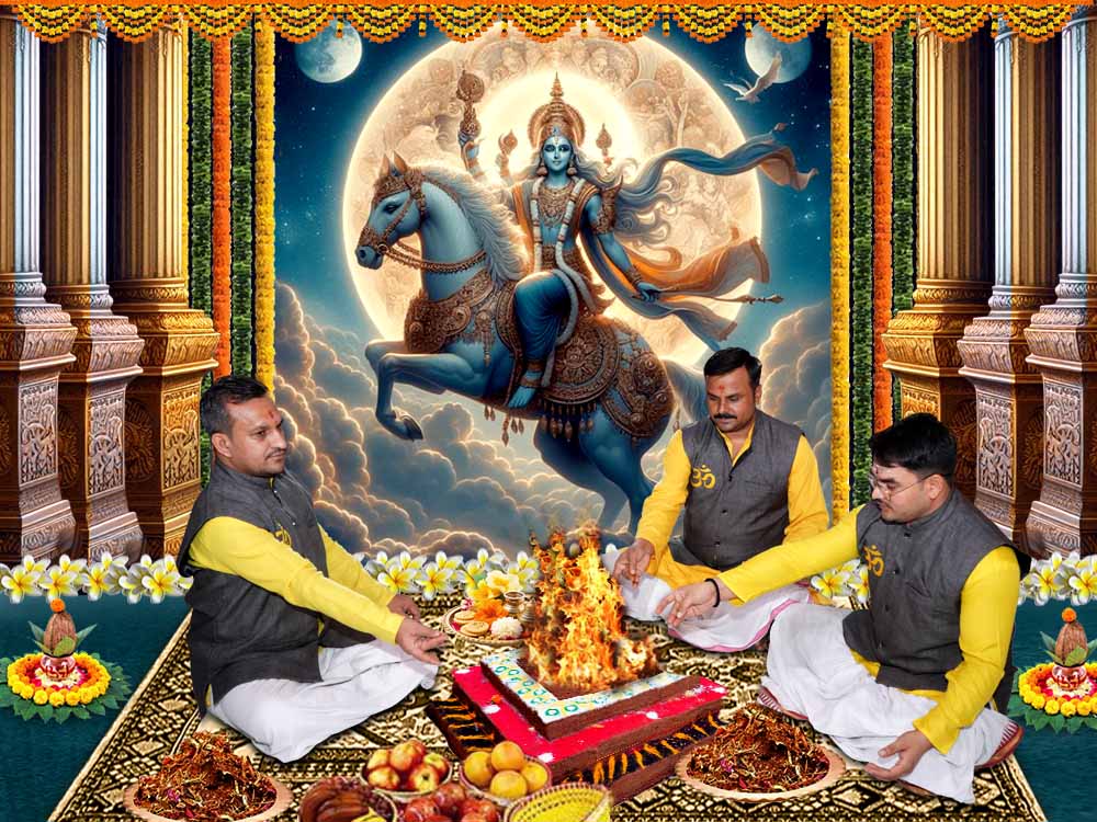 Chandra Moon Grah Puja Mantra Japa and Yagna 125000 Chants