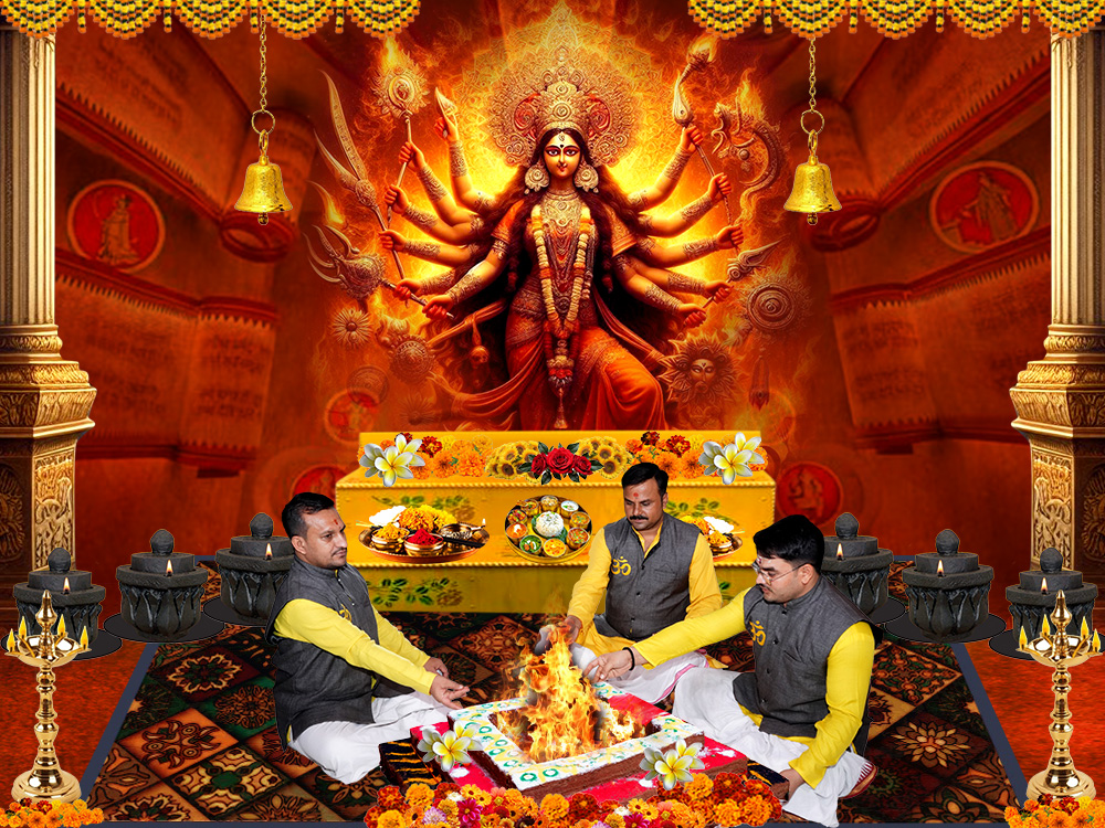 Durga Puja and Yajna 11000 Chants