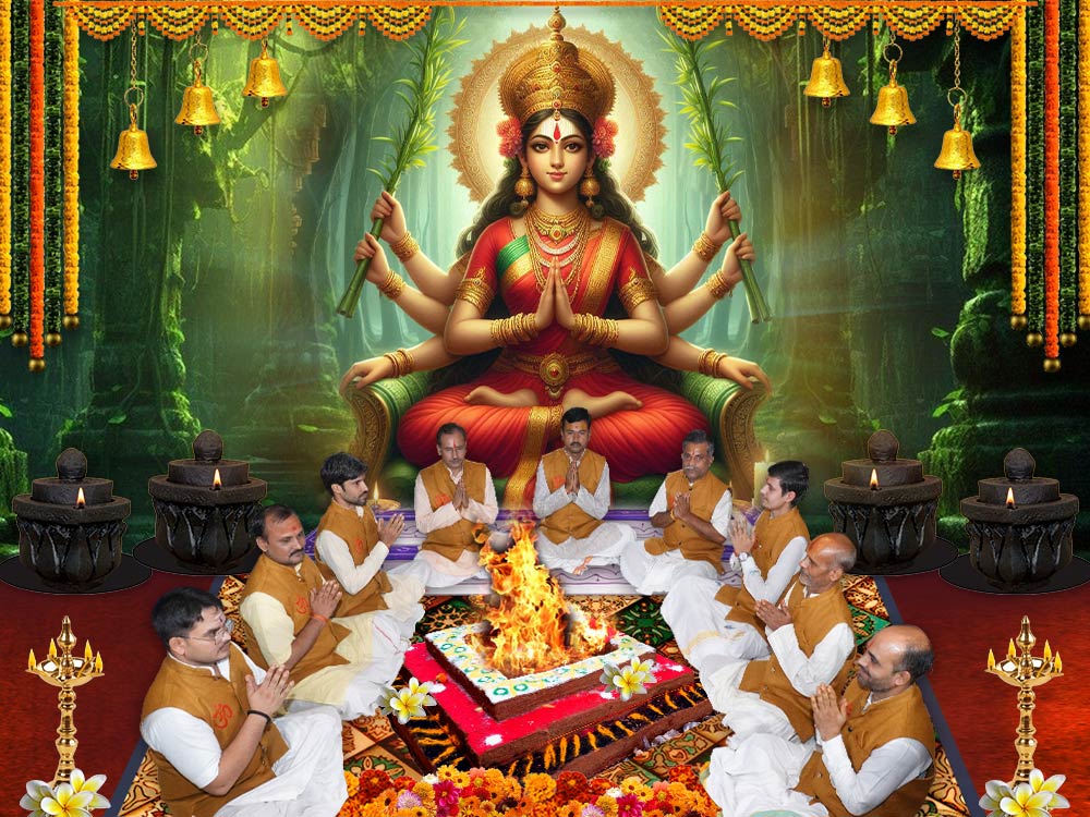 Goddess Lalita (Tripura Sundari) Devi Puja and Yajna 11000 Chants
