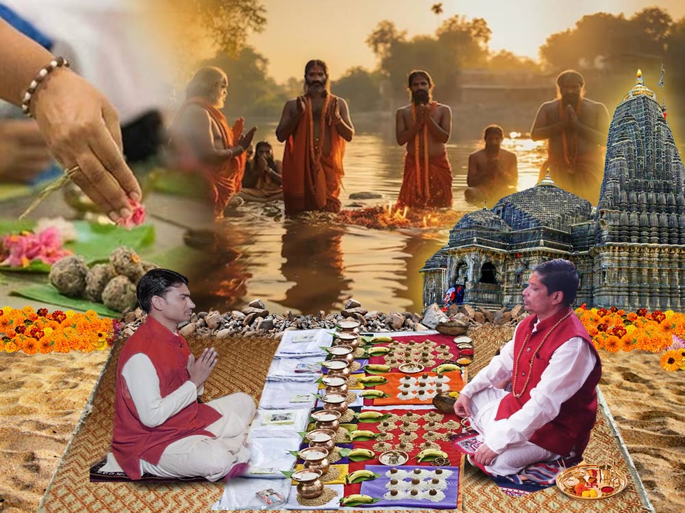 Group Shradh Puja at Trimbakeshwar