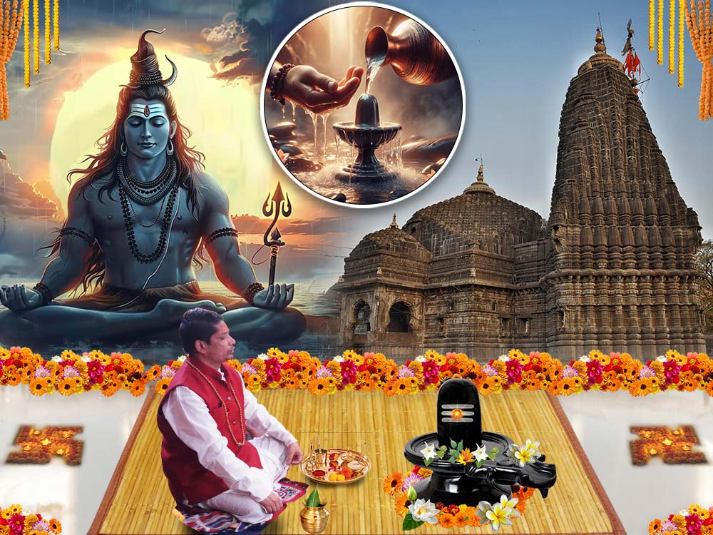 Jal Abhishek at Trimbakeshwar Temple