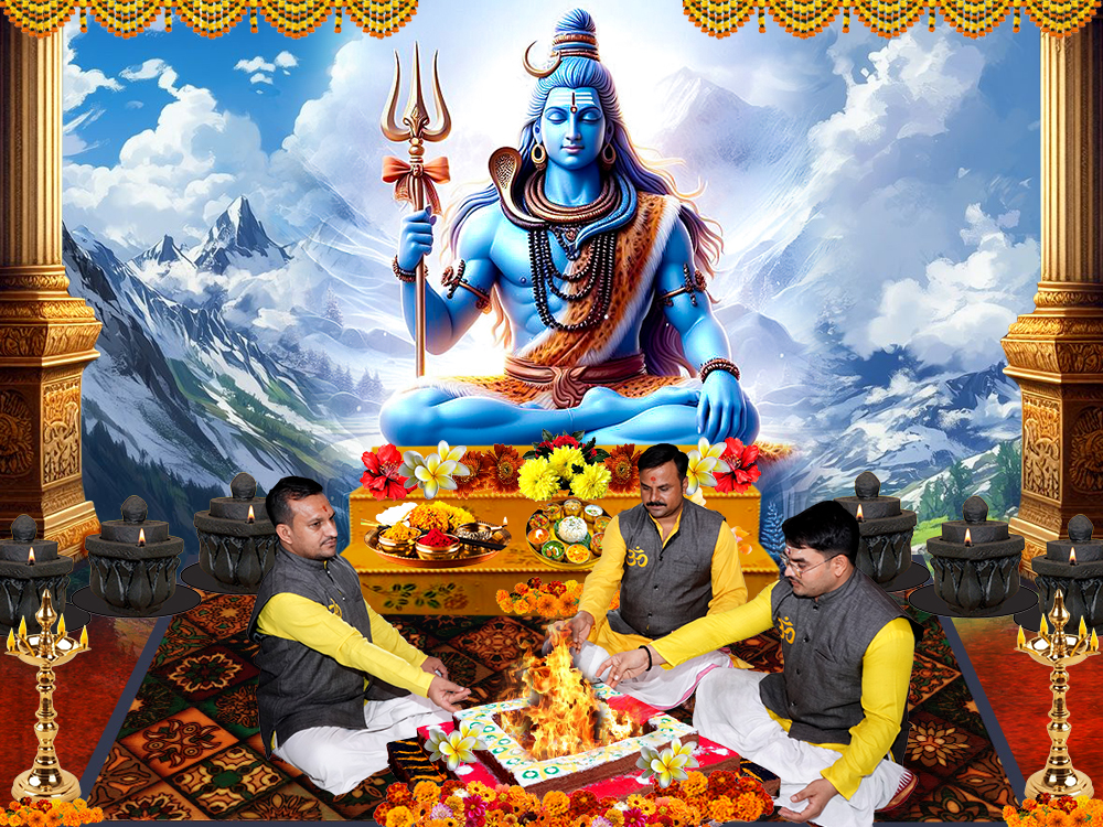 Mahamrityunjaya-Mantra-Jaap-Puja-at-Mahakumbh-Prayagraj