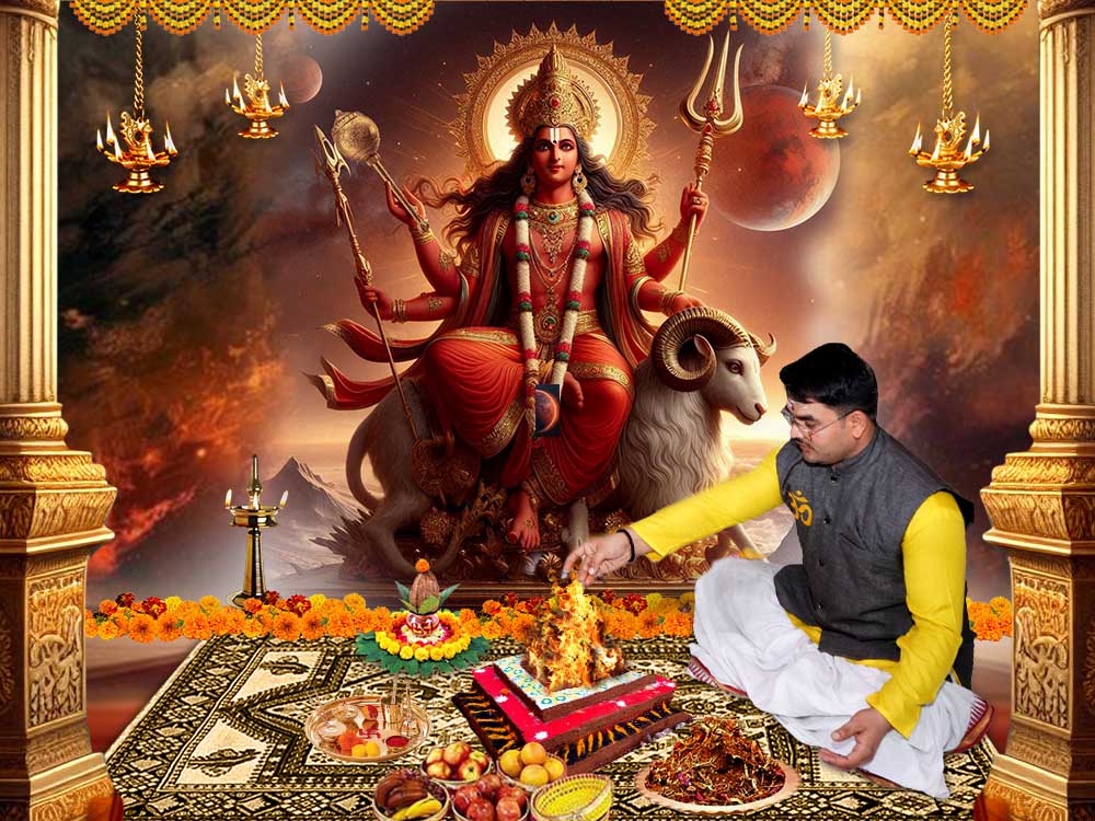 Monthly Mangal Grah Shanti Puja and Homa 1 Month