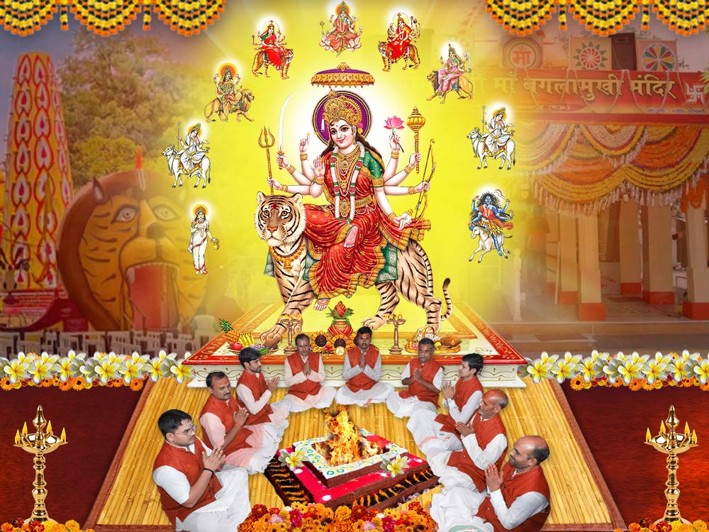 Navchandi Paath & Havan at Nalkheda Temple Ujjain Navchandi Paath