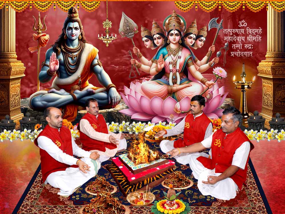 Shiva Gayatri Mantra Japa and Yajna 12500 Chants