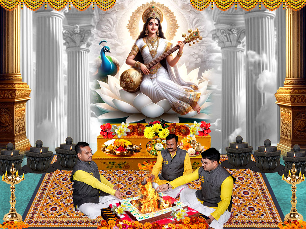 Maa Saraswati Puja Mantra Japa and Yajna 11000 Chants