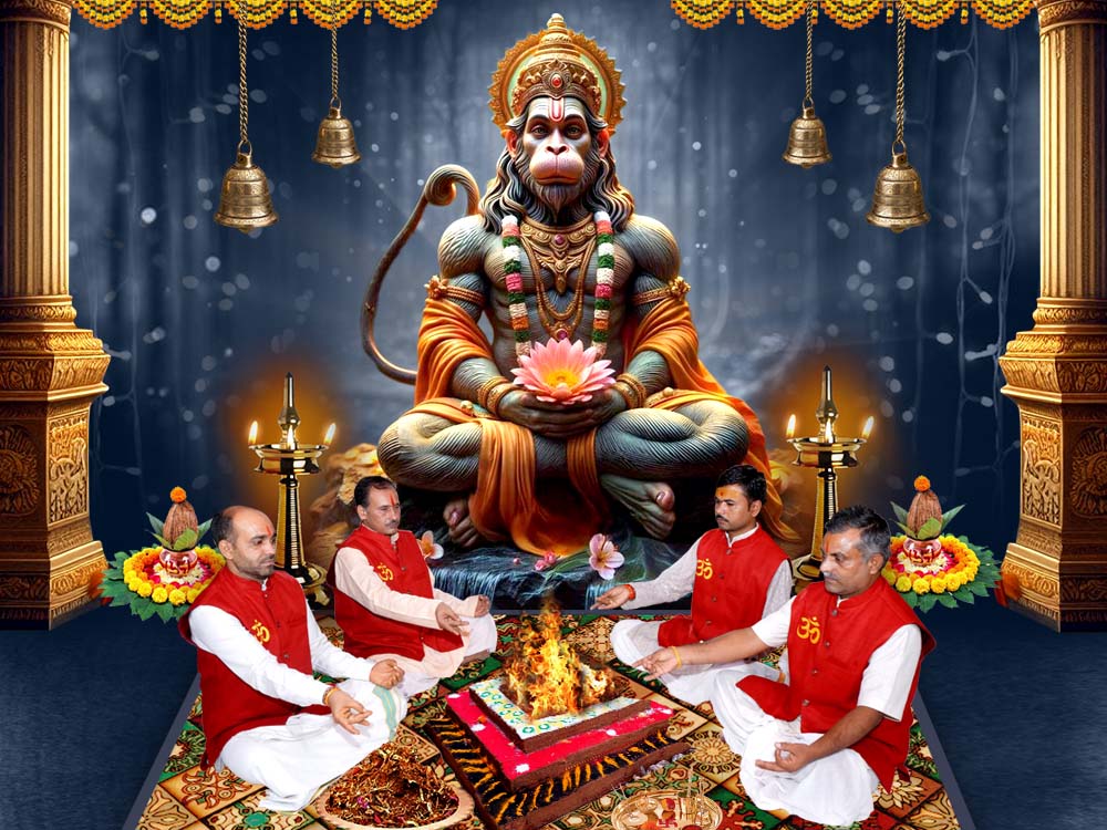 Hanuman Gayatri Mantra Japa Yagna and Homam 11000 Chants