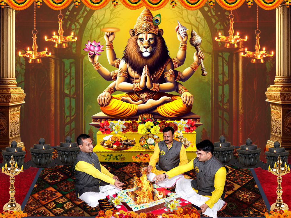Lord Narasimha Puja Mantra Japa and Yajna 11000 Chants