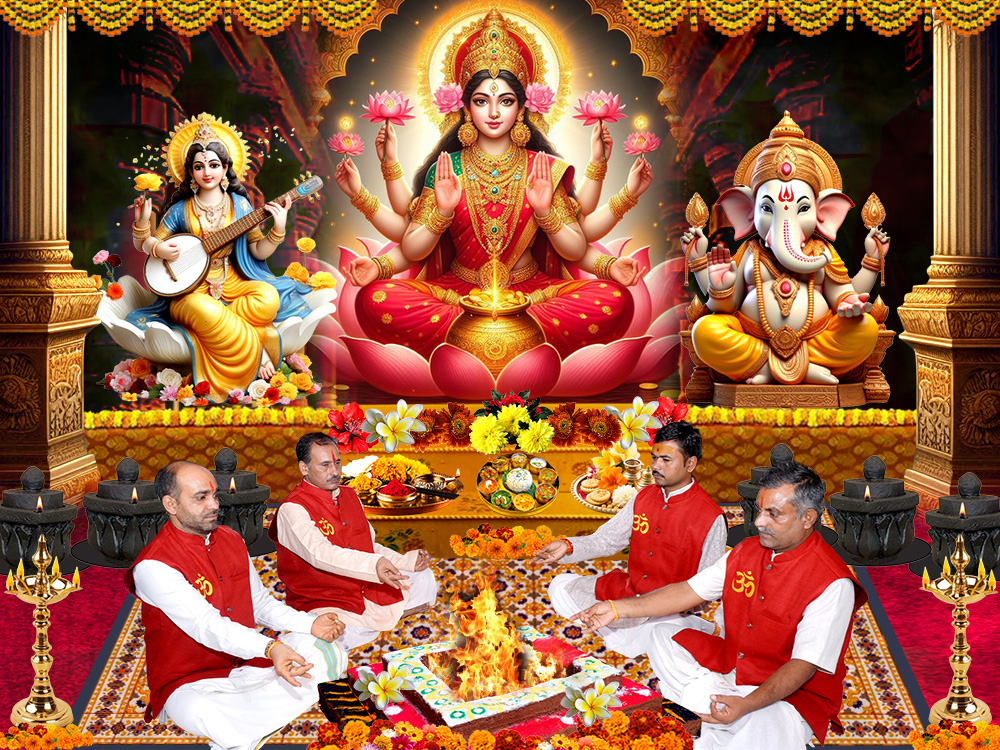 Laxmi Ganesh Saraswati Puja