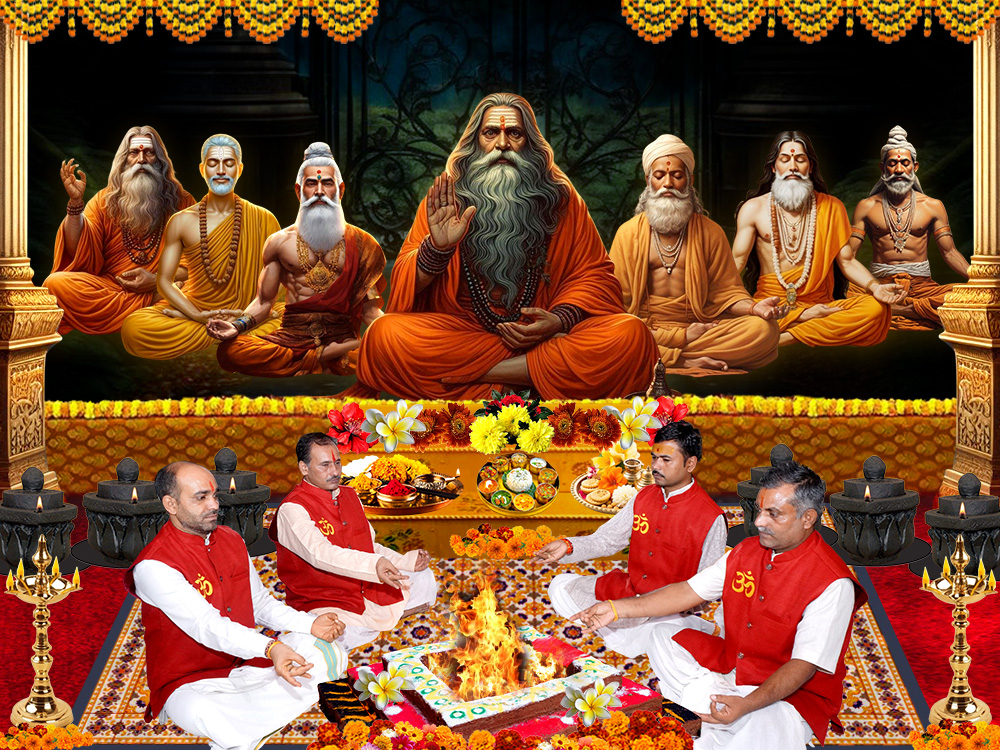 Saptarishi Puja and Yajna 11500 Chants