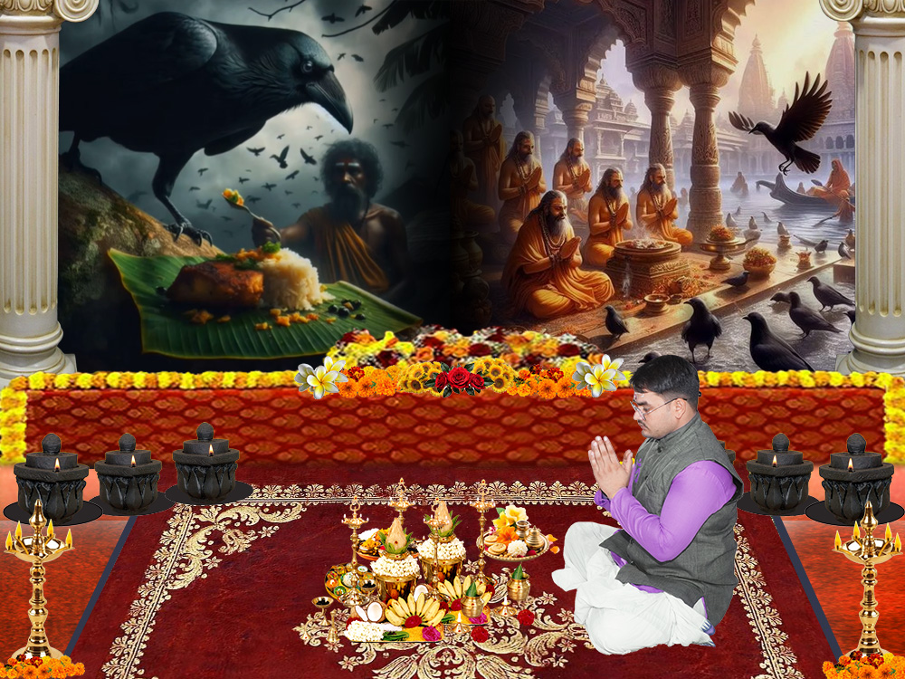 Feed Crows for relief from Pitra Dosha 1 Month