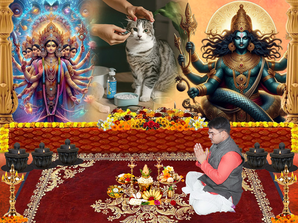 Feed Cats for blessings Planet Rahu and Navdurga 1 Month