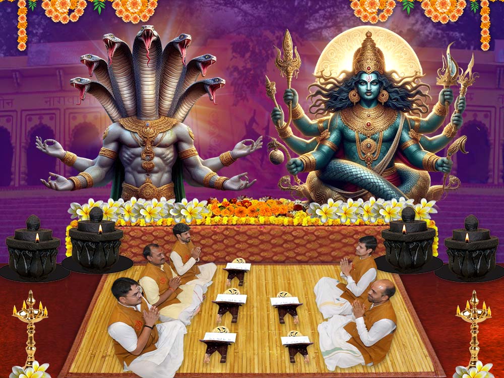 Kaal Sarp Dosh Nivaran Puja at Naag Vasuki Mandir, Prayagraj 125000 Chants