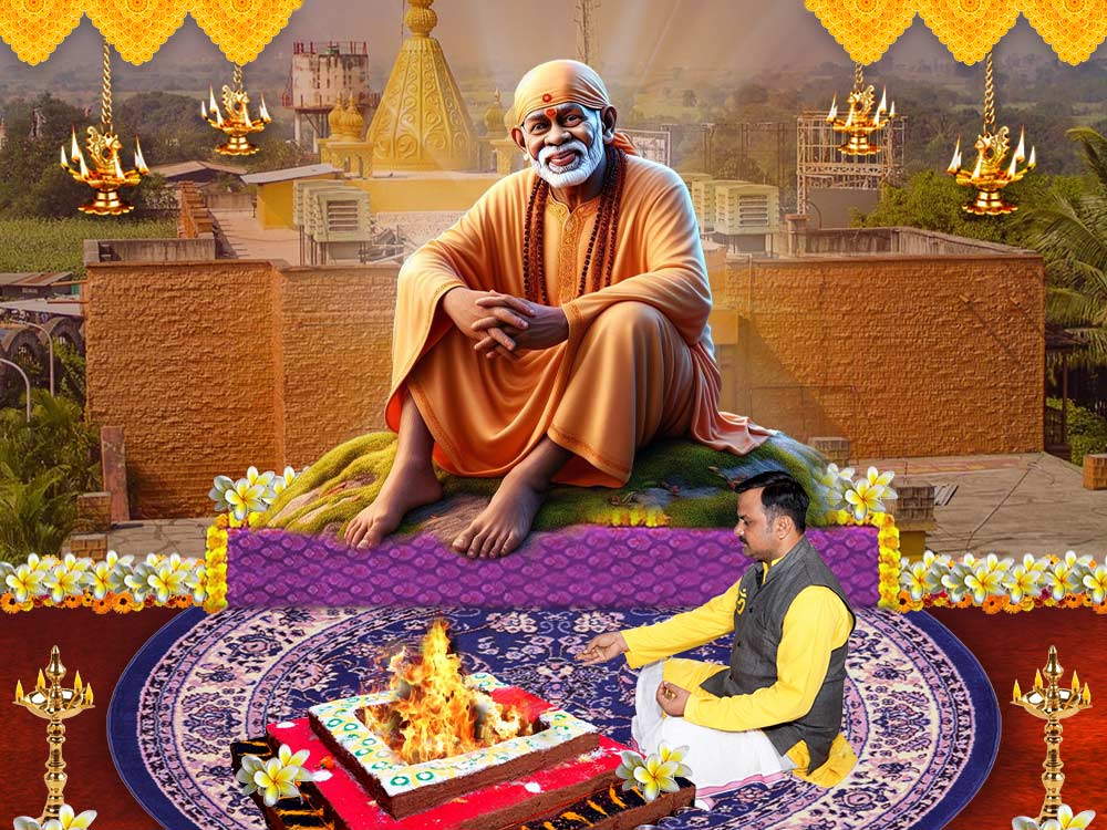 Puja at Sai Baba Temple Shirdi