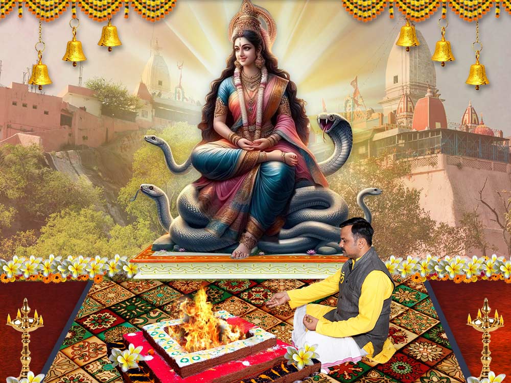 Puja at Mansa Devi Haridwar