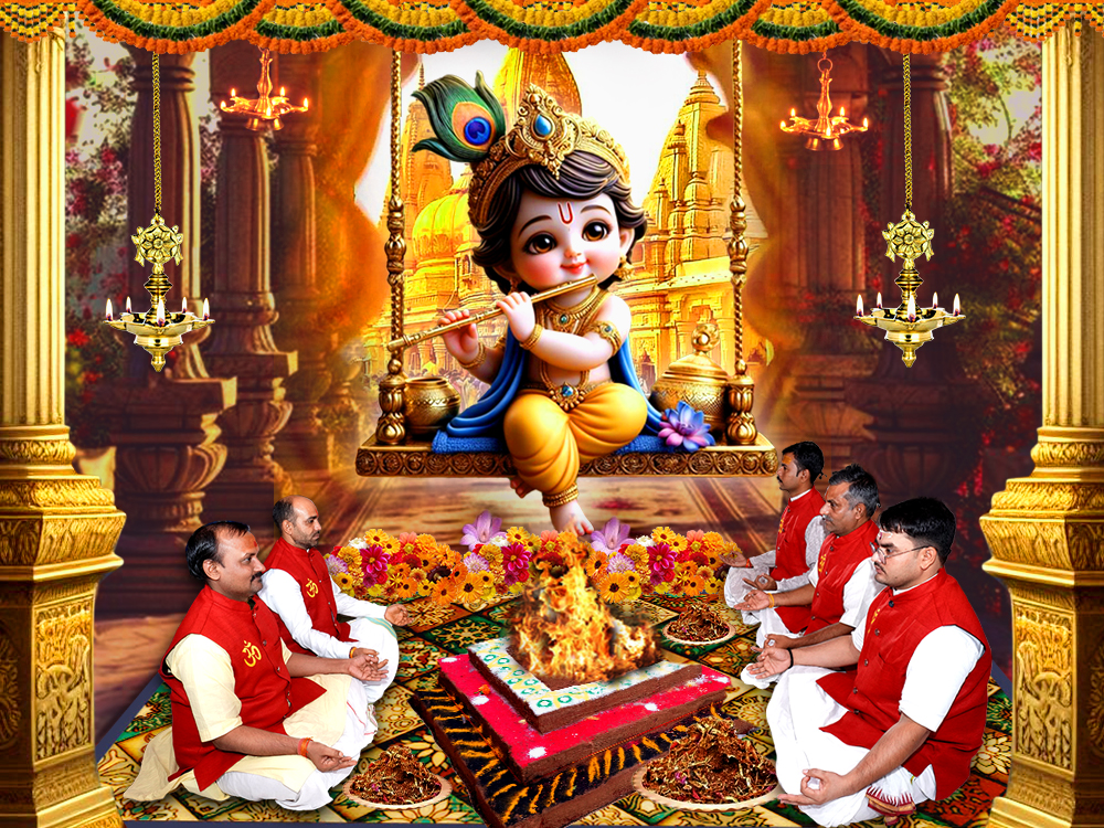 Santan Gopal Yagna at Veni Madhav Temple, Varanasi