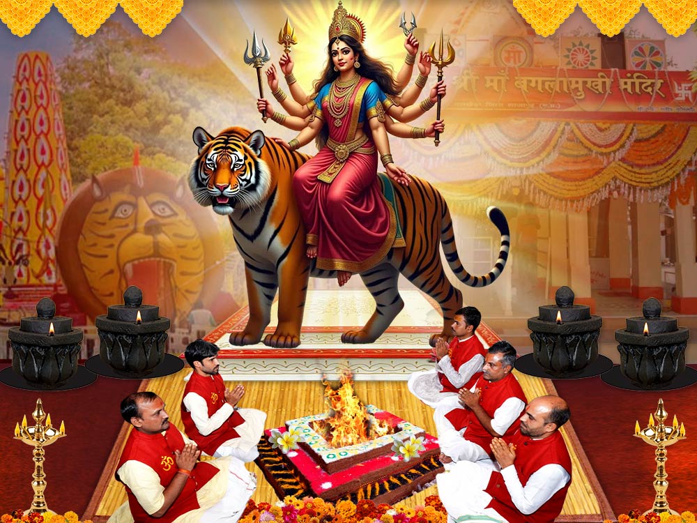 Sat Chandi Paath & Havan at Nalkheda Temple Ujjain Samputit Satchandi Paath